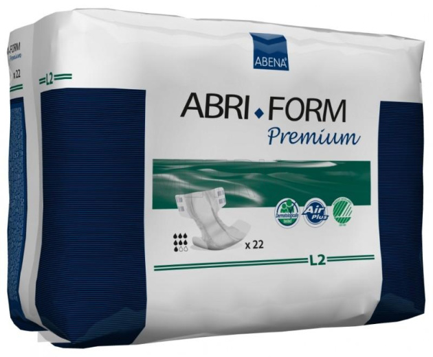 Abri-Form Premium L2 Подгузник для взрослых (10 штук в упаковке) (Размер бёдер 100-150 см)