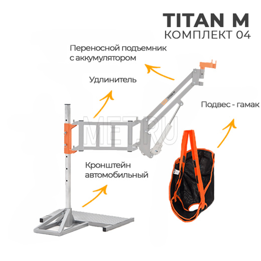 MET TITAN M КОМПЛЕКТ 04 Комплект 04 подъемник для инвалидов автомобильный 